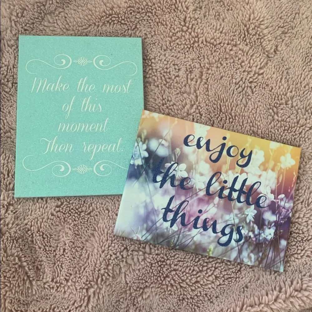 Home decor, quote boards